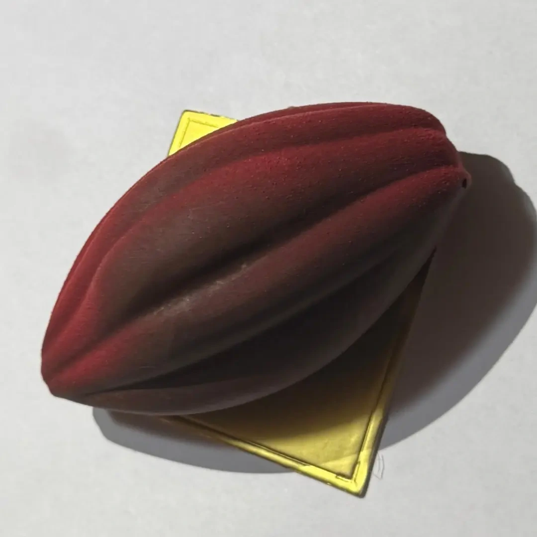 Cabosse de cacao en trompe-l'œil