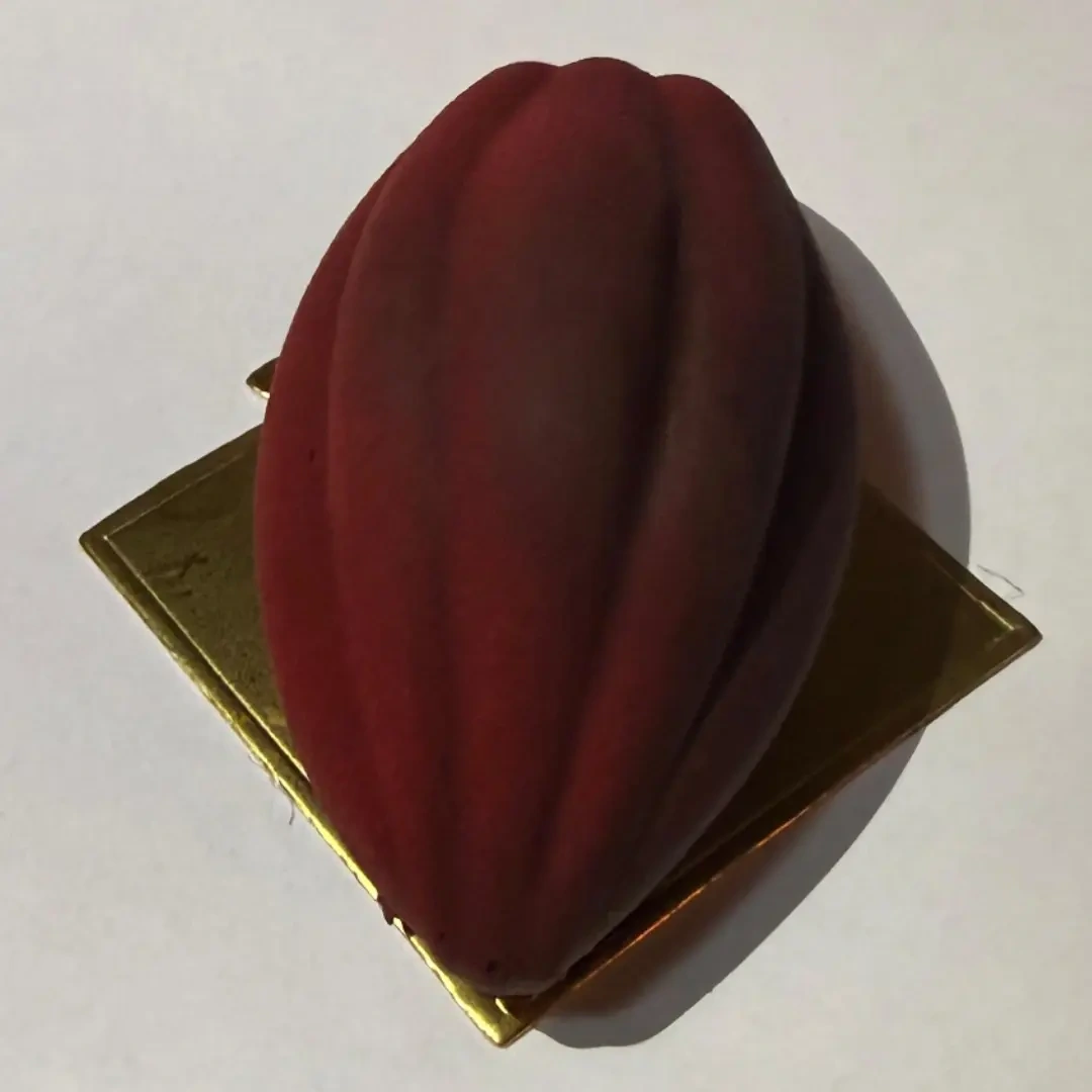 Trompe-l'œil cabosse de cacao